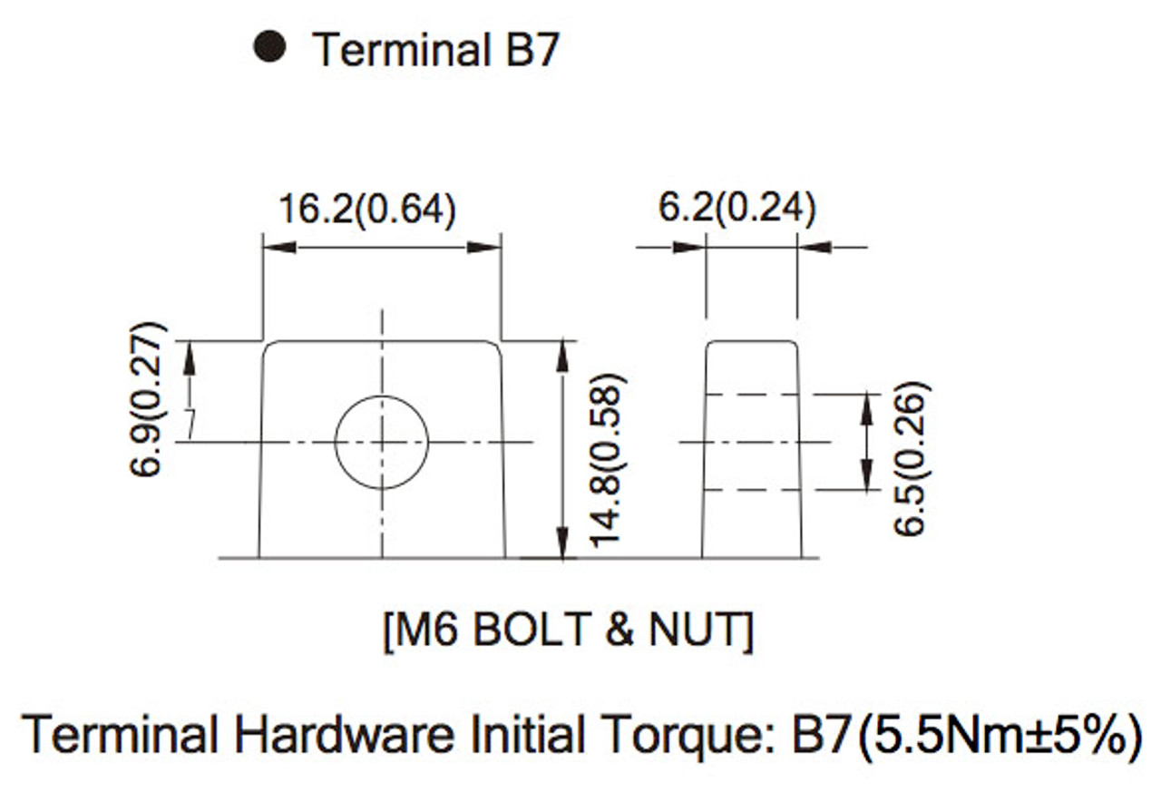 B.B. Battery BP33-12 S (Nut & Bolt) - 12V 33Ah AGM - VRLA Rechargeable Battery