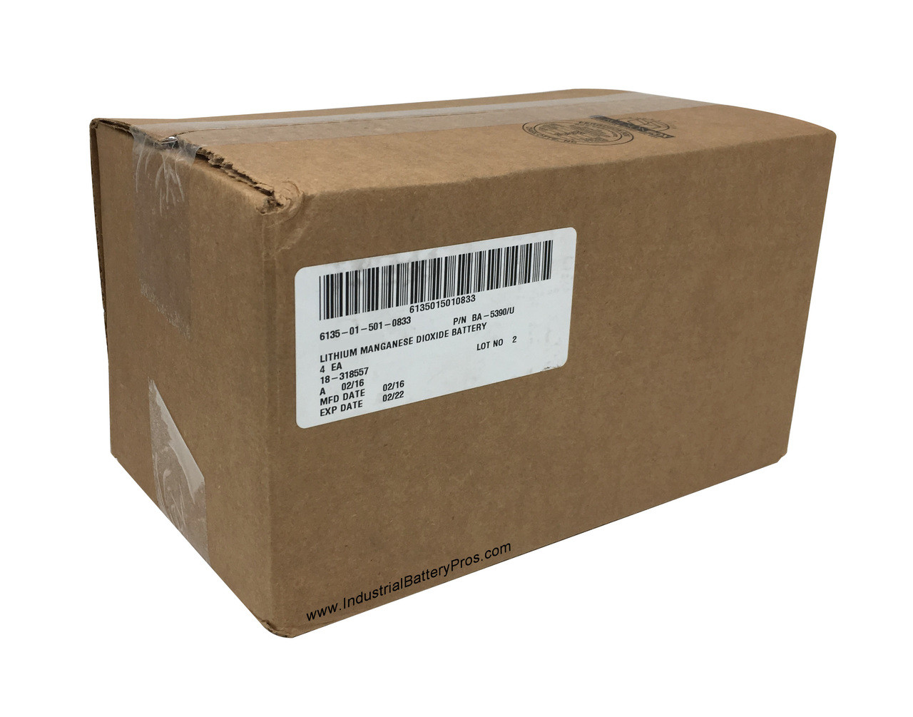 Saft BA-5390/U Battery - NSN 6135-01-501-0833