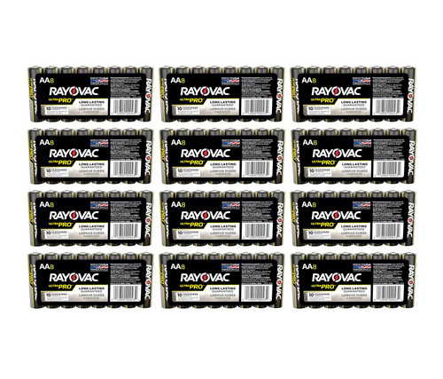 Rayovac AA Ultra Pro Battery - AL-AA - RAYALAA-SH (12 Packs of 8)