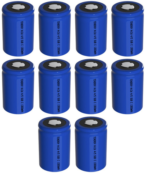 Tenergy 20303 4/5 Sub C Ni-Cd Rechargeable Battery 1.2V 1300mAh