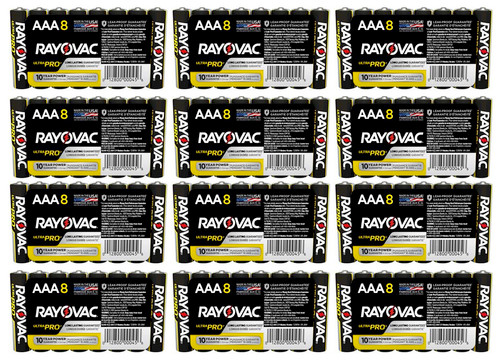 Rayovac AAA AL-AAA - RAYALAAA-SH Ultra Pro Battery (12 Packs of 8)
