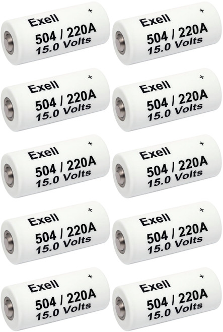 Exell 504A 15V Electronic Battery - Replaces Eveready 504 - Neda