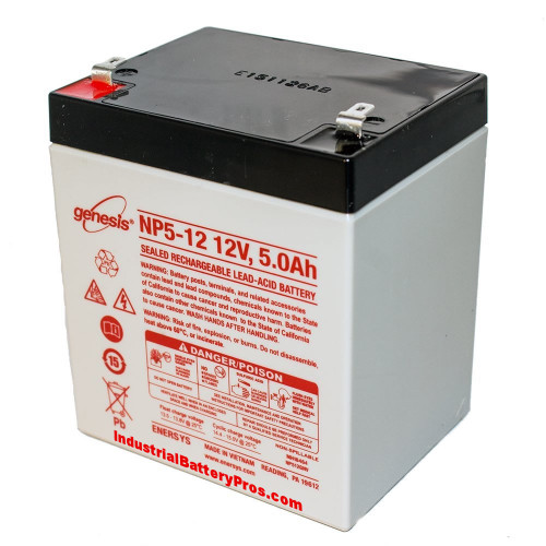Enersys - Genesis NP5-12 Battery - 12V 5.0Ah (.187" Terminals)