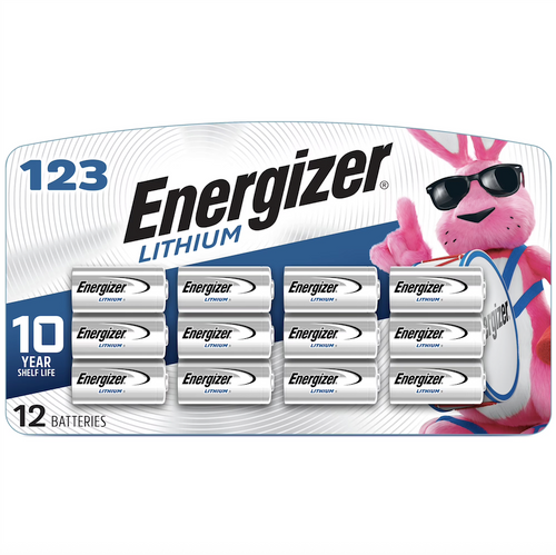 Energizer 123 3V Lithium Battery - 12 Pack