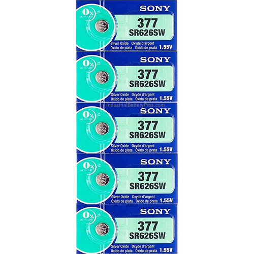 Silver Oxide Uhrenbatterie Sony Sr626sw Sony SR626SW 377 Button