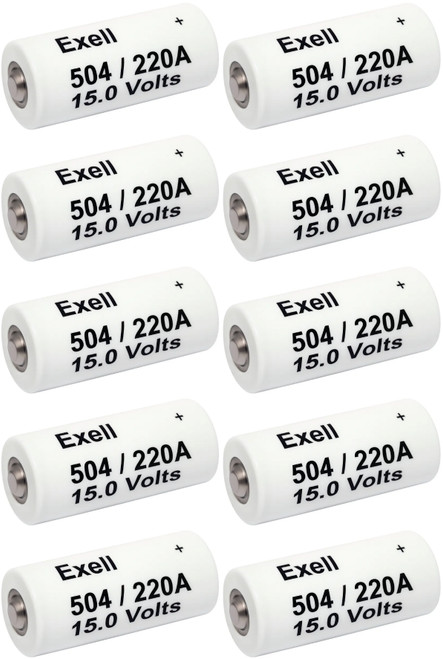 Exell 504A 15V Electronic Battery - Replaces Eveready 504 - Neda