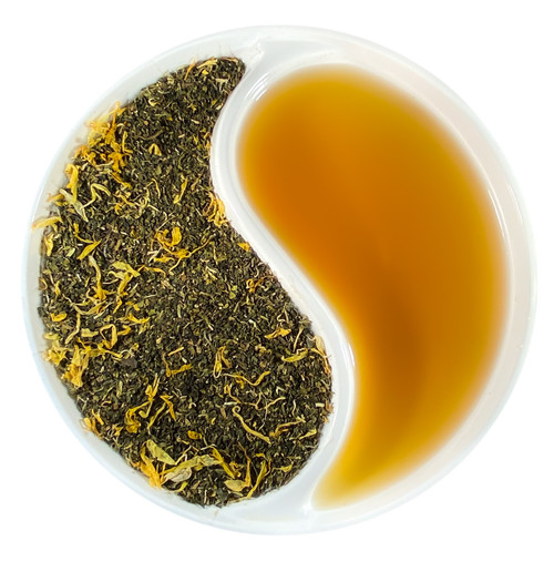 Organic Pomegranate oolong is a super fruit tea blend of sweet-tart flavor profile. It steeps a reddish-brown infusion, mildly sweet with fruity character and delicate aromas. Organic Pomegranate oolong is a super fruit tea blend of sweet-tart flavor profile. It steeps a reddish-brown infusion, mildly sweet with fruity character and delicate aromas.