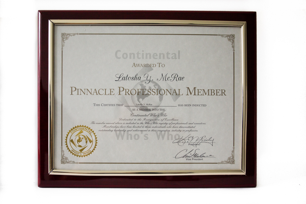 Pinnacle Professional Member of 2015