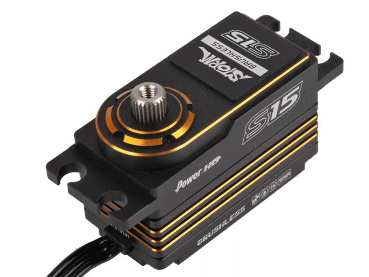 Power HD S15 Gold Low Profile (0.06s/15.0kg/7.4V) Brushless Servo