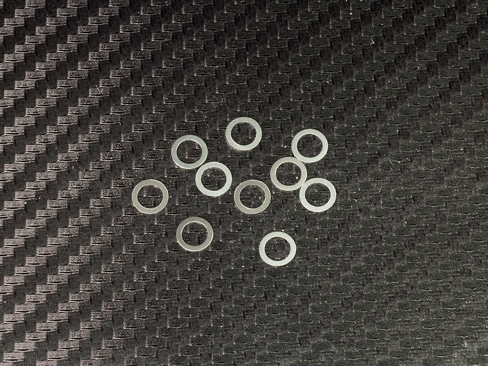 4x6 SHIM SET (0.1, 0.2, 0.3mm 10pcs each) - Wallace Motorsports