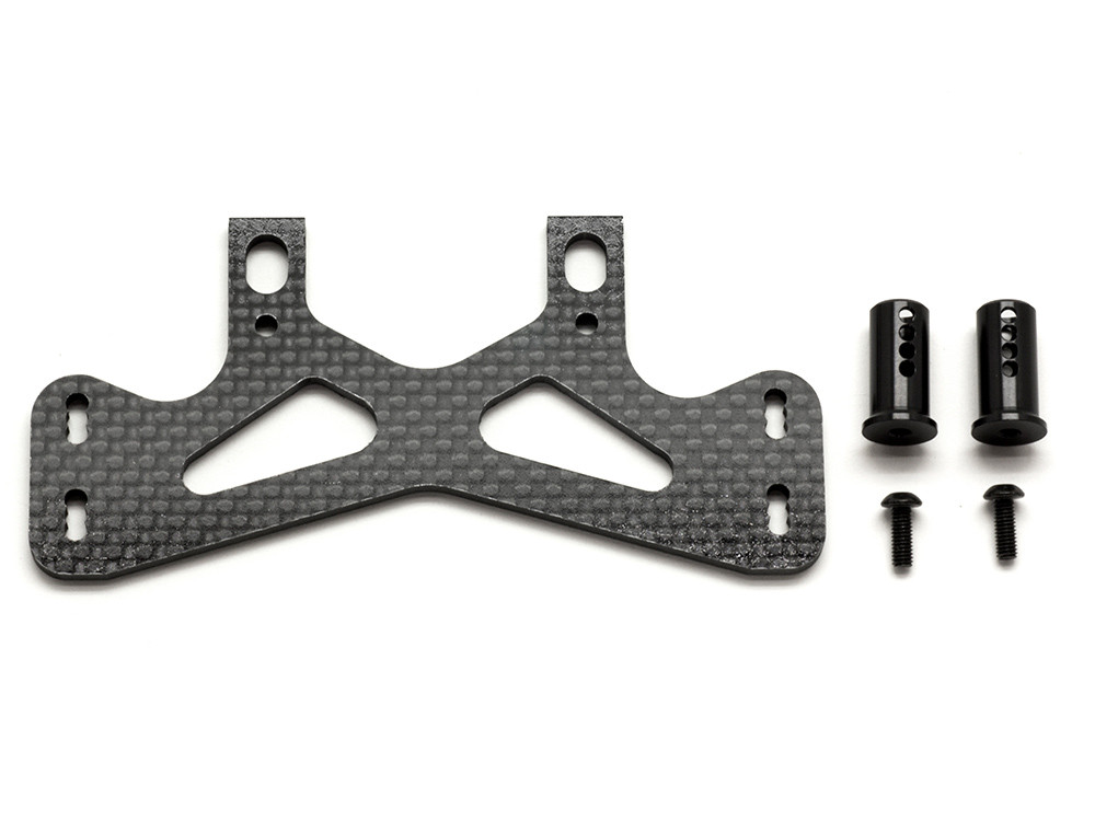 Wallace Motorsports - IF18 FRONT BODY MOUNT SET (CARBON GRAPHITE