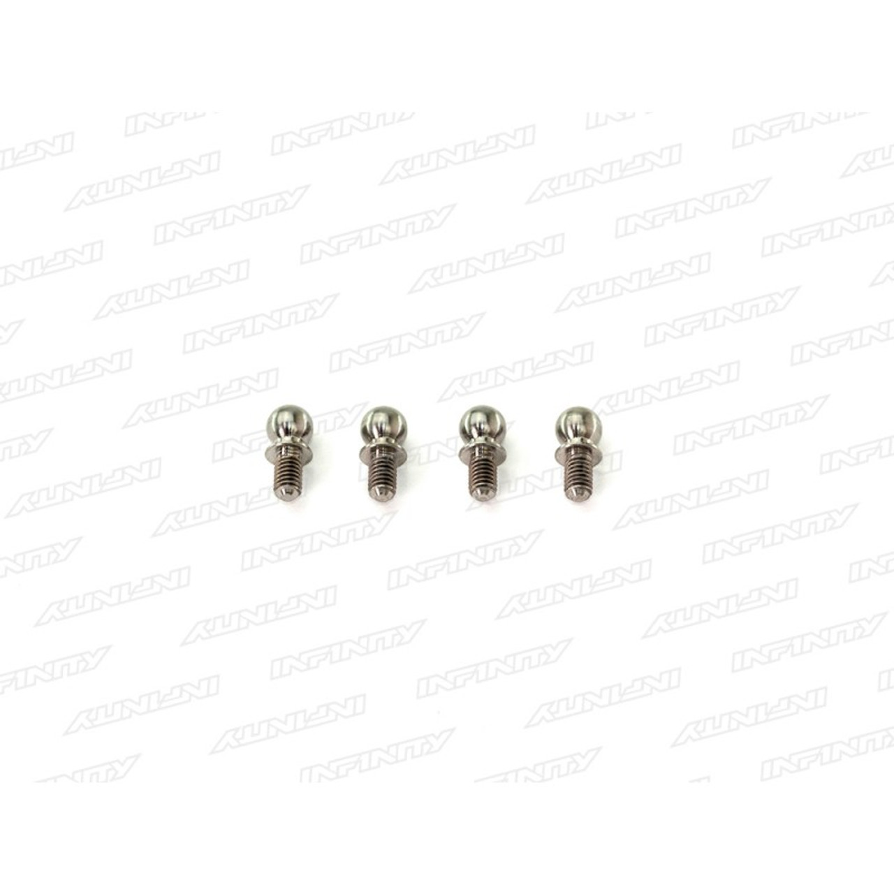 T158 - TITANIUM BALL END 4.9mm SHORT (4pcs)