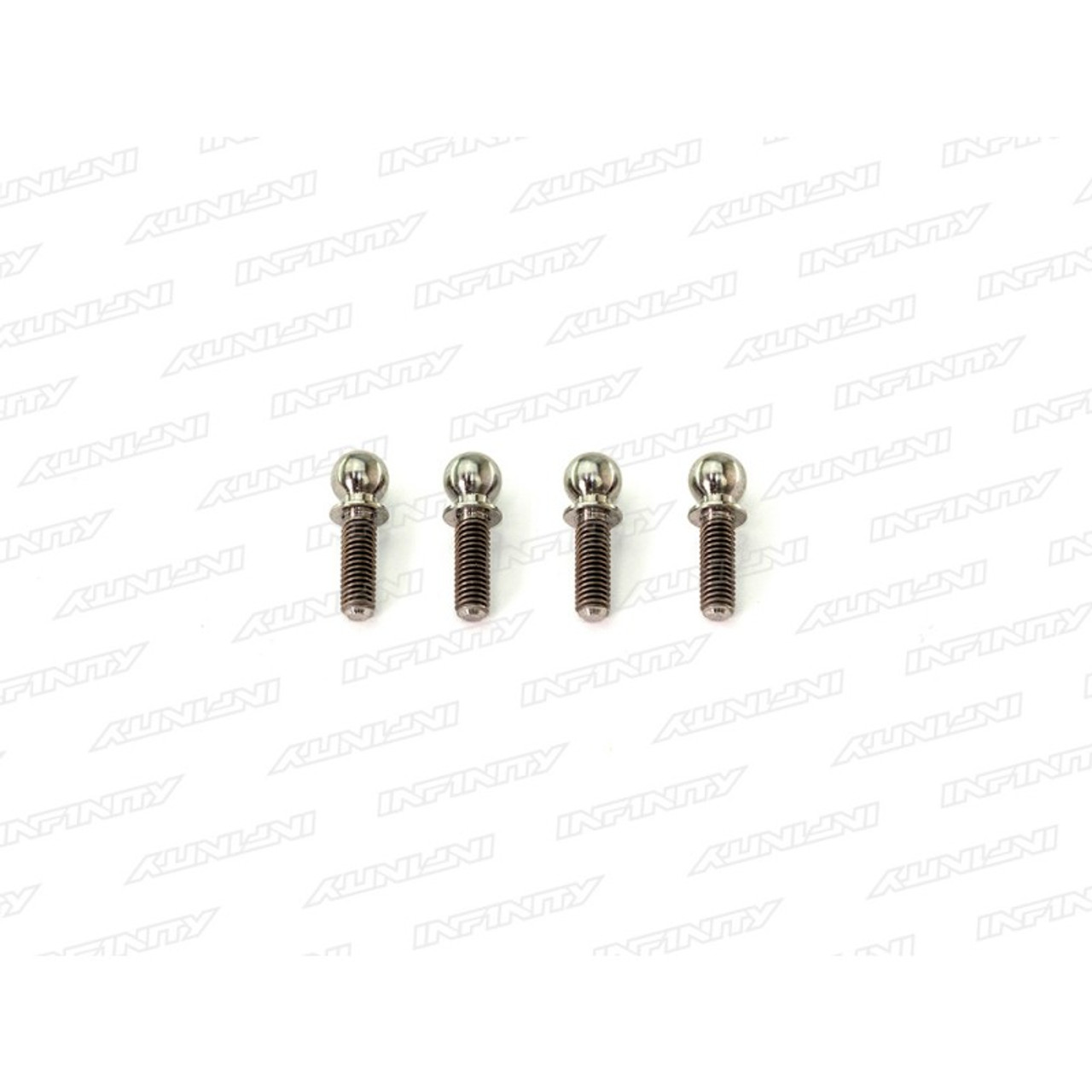 T160 - TITANIUM BALL END 4.9mm LONG (4pcs)