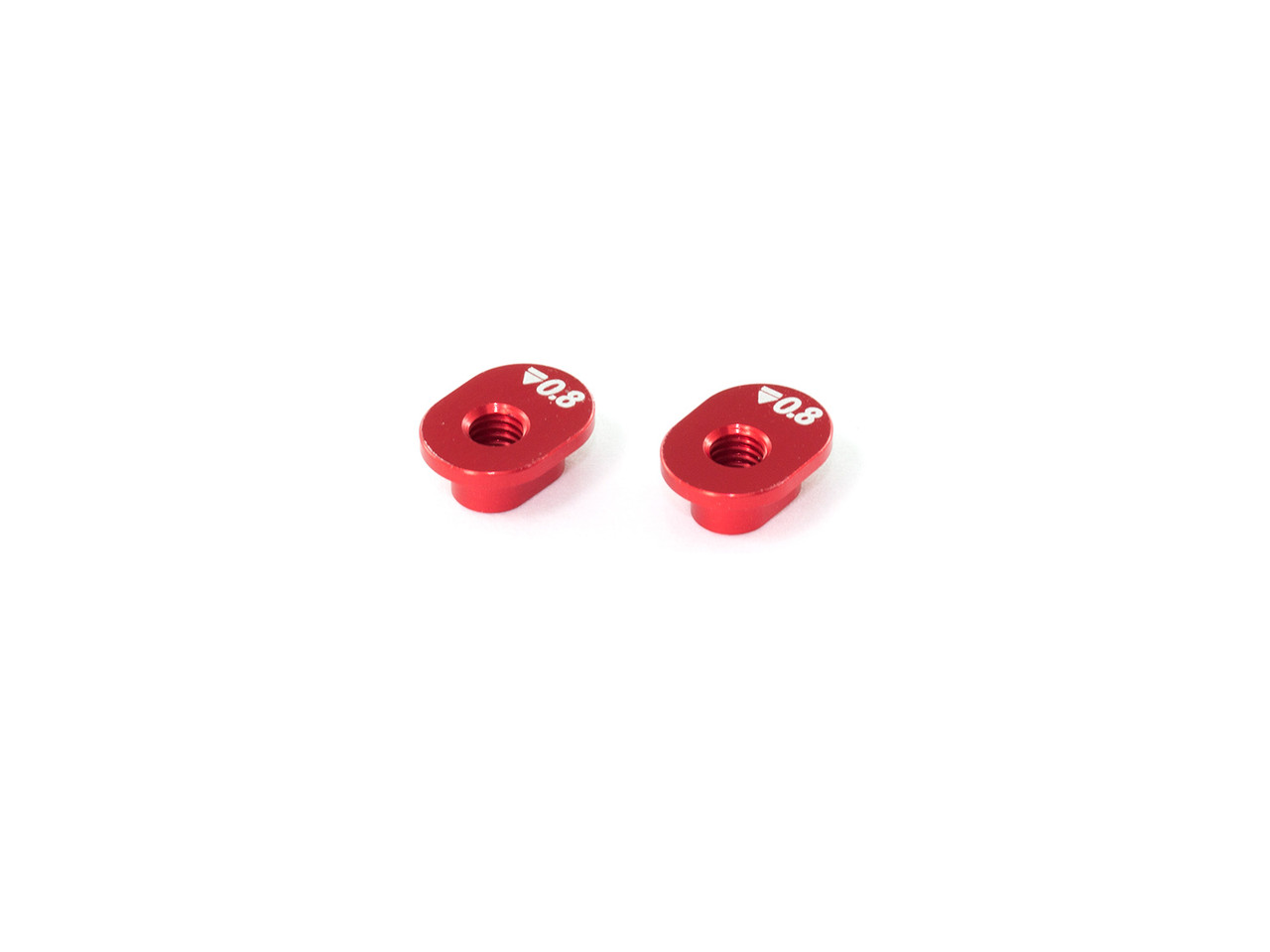 T222-0.8 - ALU SHOCK MOUNT BUSHING 0.8mm (2pcs)