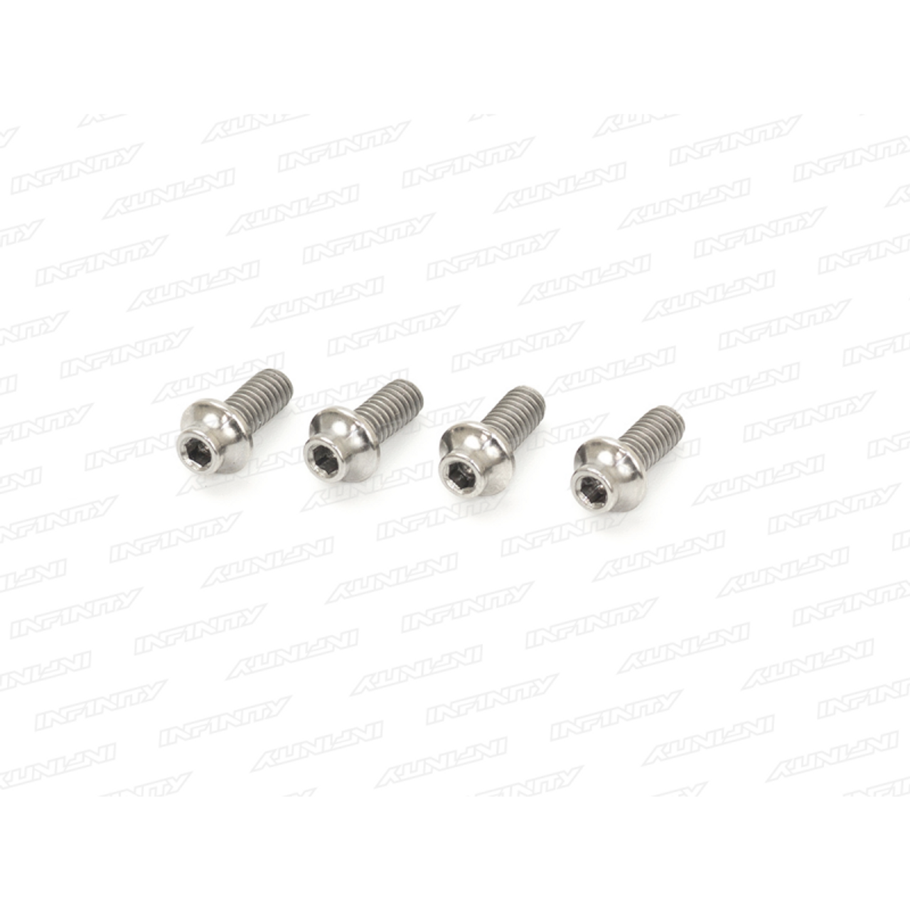 B012506UT - M2.5X6MM TITANIUM UFO HEAD SCREW (4PCS)