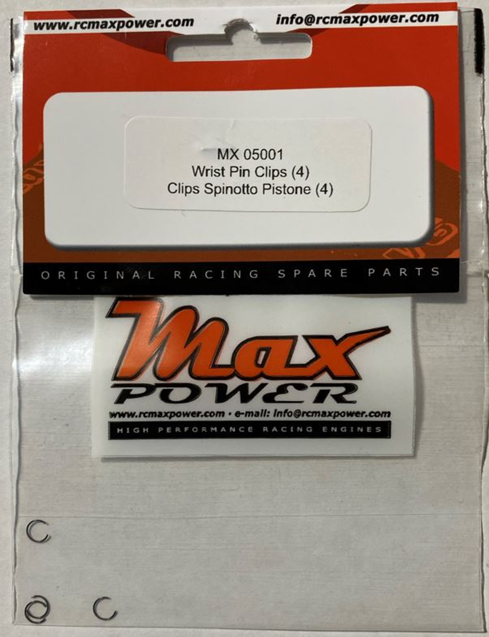 Max Power Wrist Pin Clip - 3.5cc