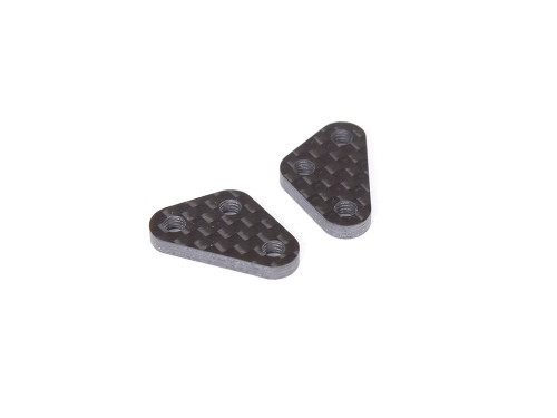 FRONT LOWER ARM PLATE OUTSIDE (CARBON GRAPHITE) 2pcs (IF18)