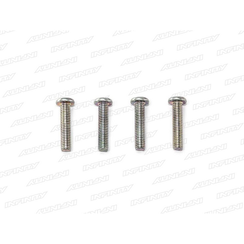 SLIM HEAD SCREW M3x14mm (SILVER/4pcs)