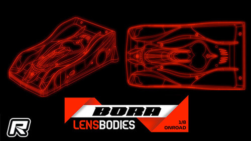 1/8 On-road Body Bora (Standard)