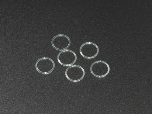 A781005 - ALUMINUM WASHER 8X10X0.5MM (SILVER/6PCS)