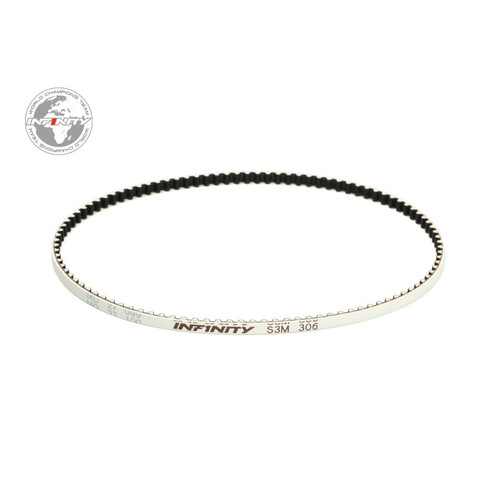 T331 - LOW FRICTION DRIVE BELT REAR 3X306MM (TEAM EDITION)