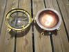 brass and copper nautical bulkhead light