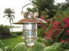Large Copper Hooded Hanging Passageway Nautical Light