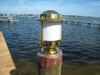 brass piling dock light