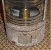 rustic ship's light with fresnel lens