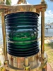 Bronze Piling Nautical Dock Light - Dark Green Lens