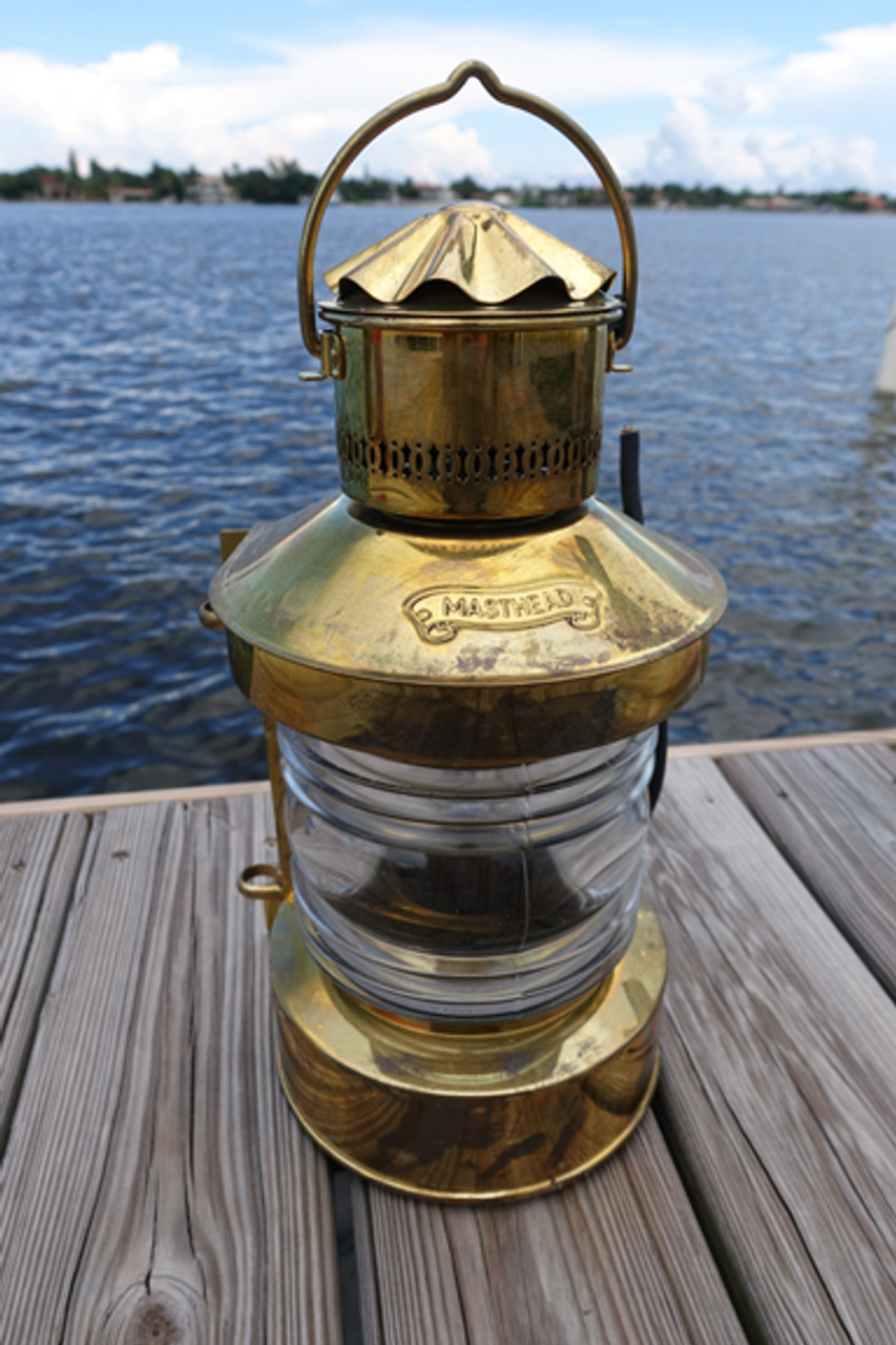 Brass Blessing : Nautical Passage Light/Lamp - Maritime/Boat/Yacht/Nautical  Decor/Marine (Brass Ceiling Type)