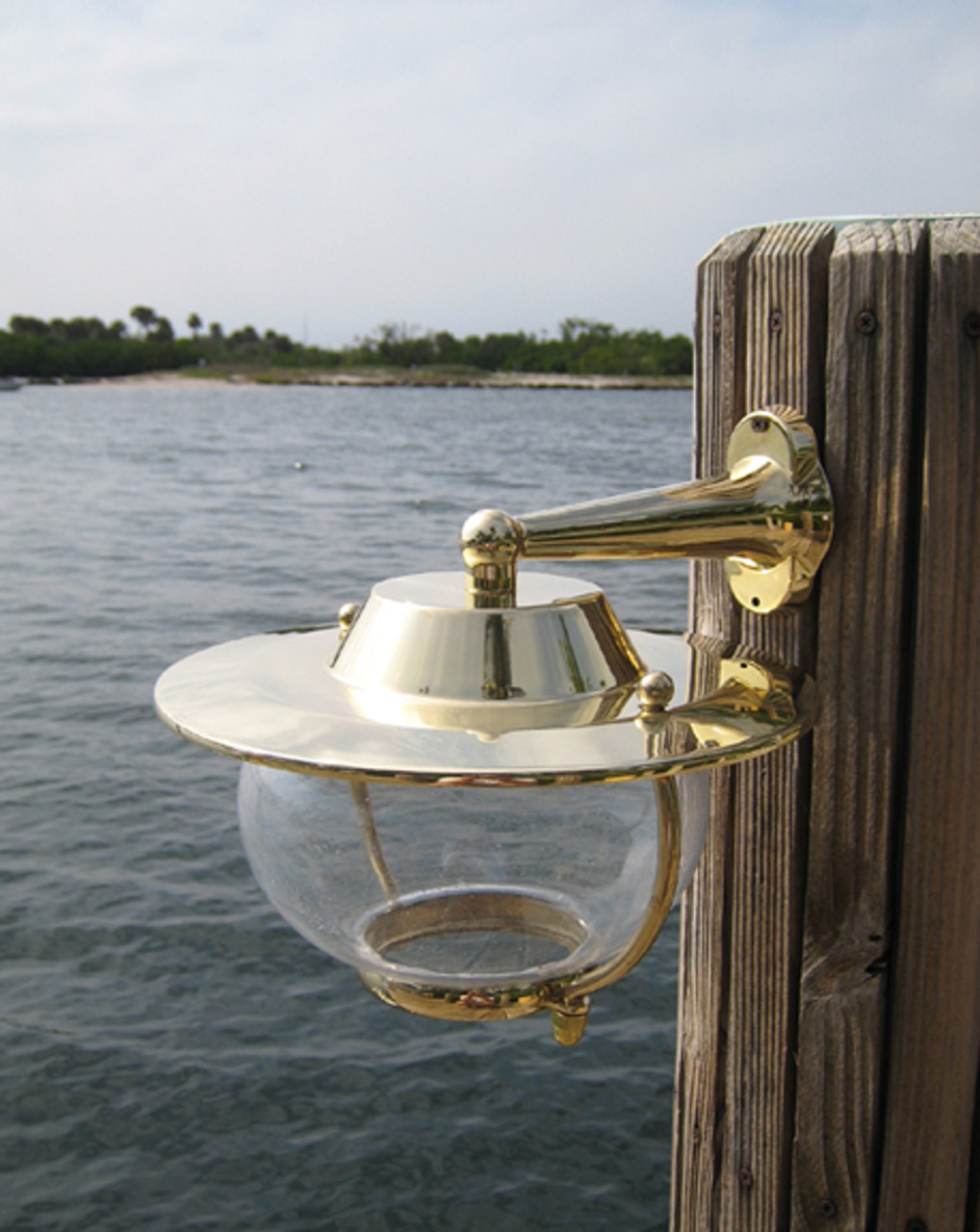 brass nautical sconce