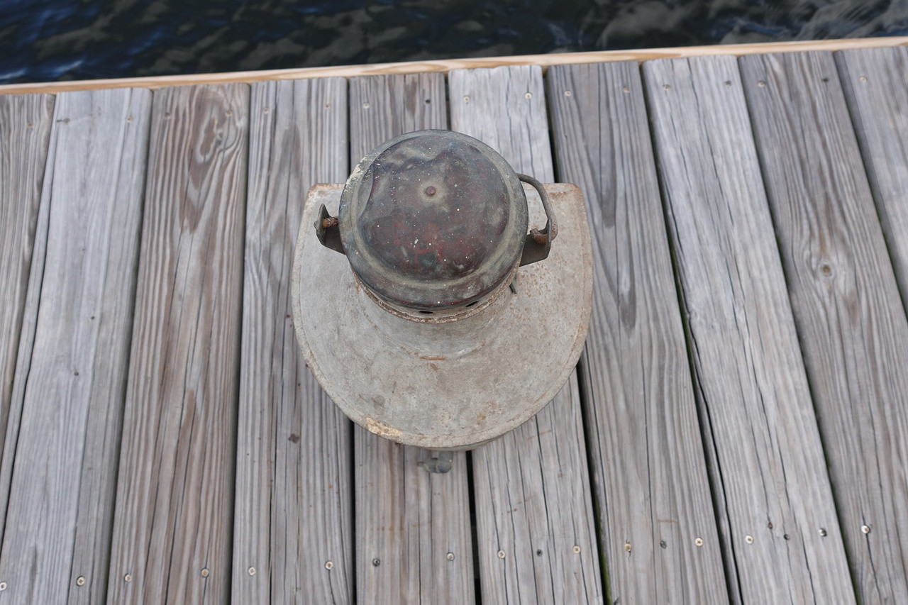 Galvanized Copper top Vintage Masthead ship's light