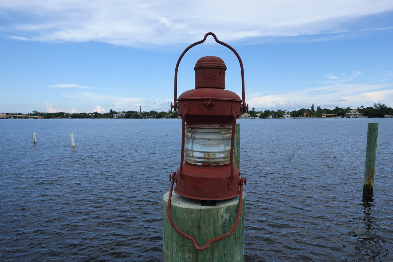 Large Nautical Decor Galvanized Anchor Lantern-Primer color