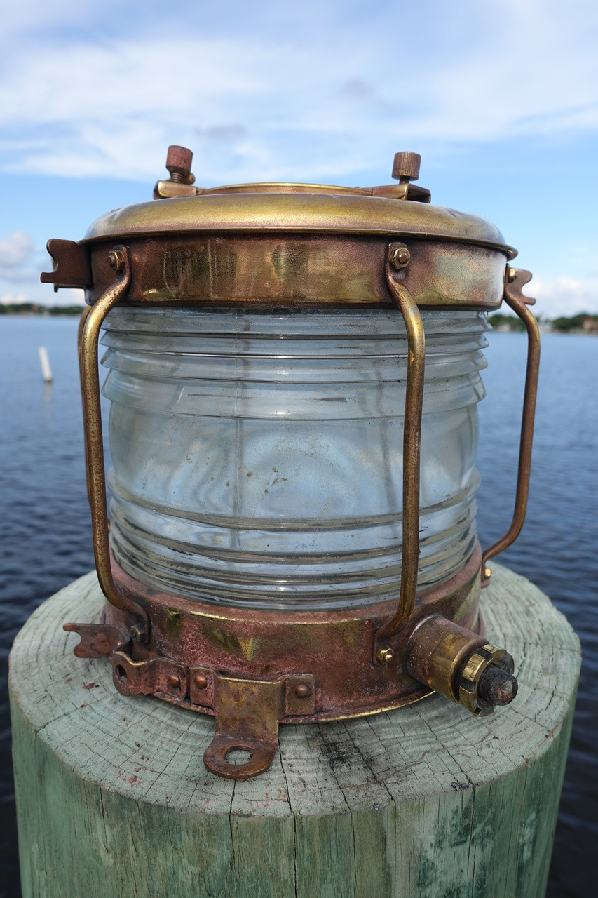 Brass Round Medium Anchor Lantern