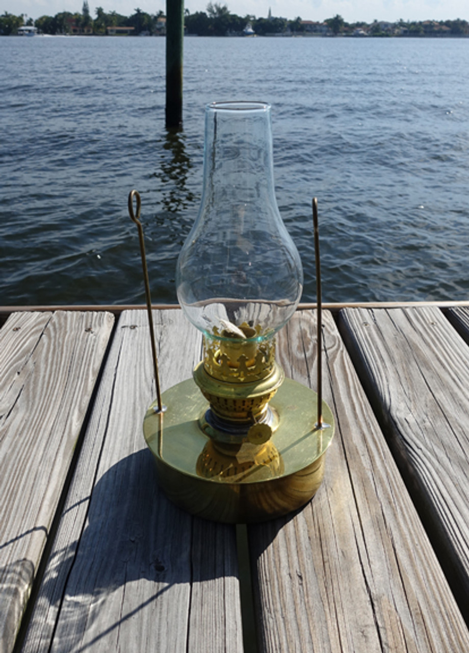 brass nautical decor oil lantern pod