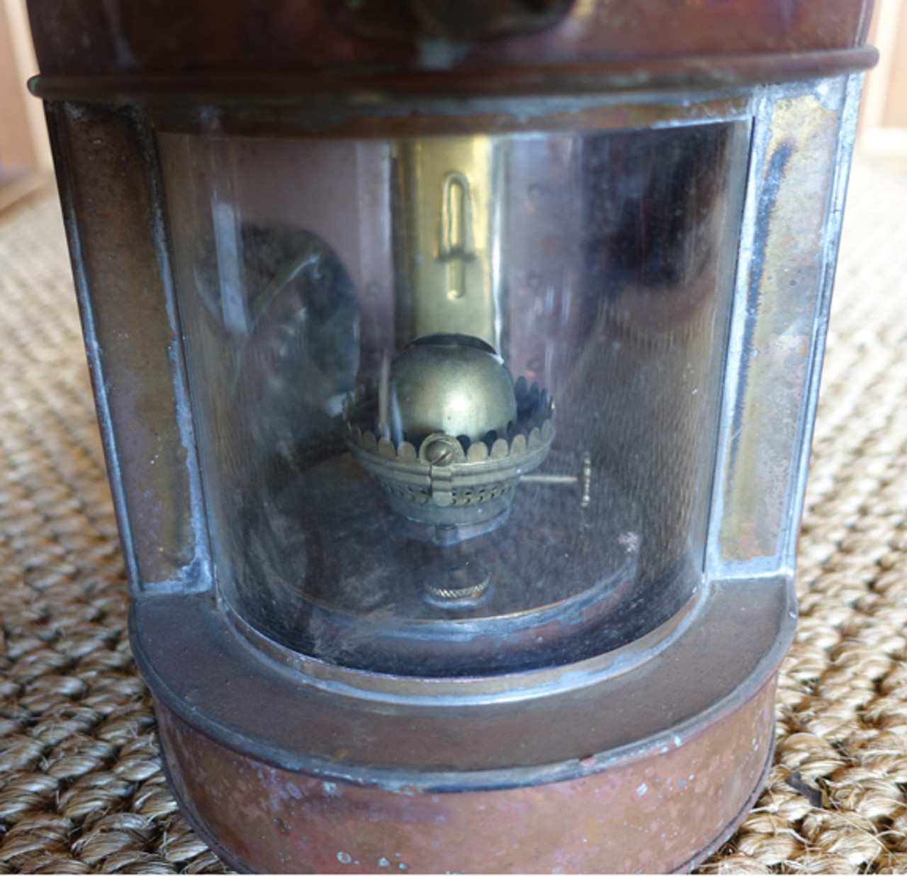 Vintage Copper Stern Nautical Light- 