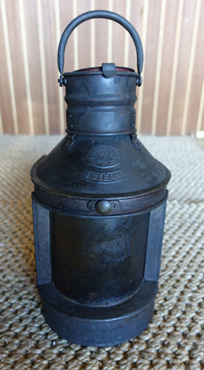 Vintage oil ship's lantern