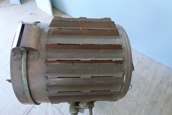 Vintage brass search light spot light - Dock Lights