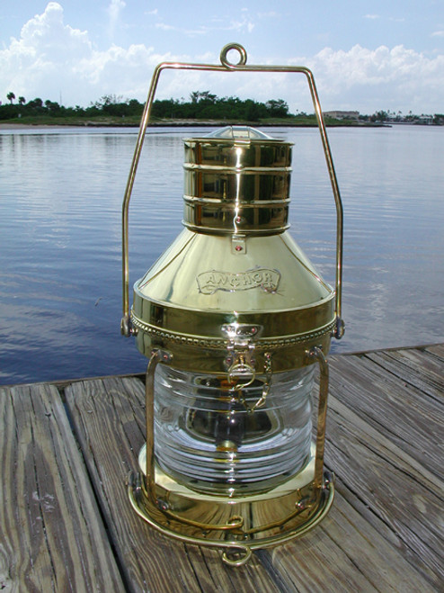 Brass anchor light