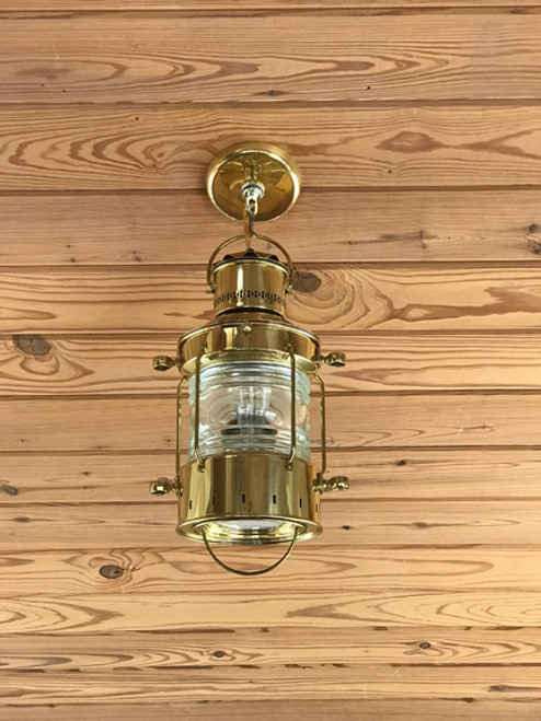 brass anchor ship light