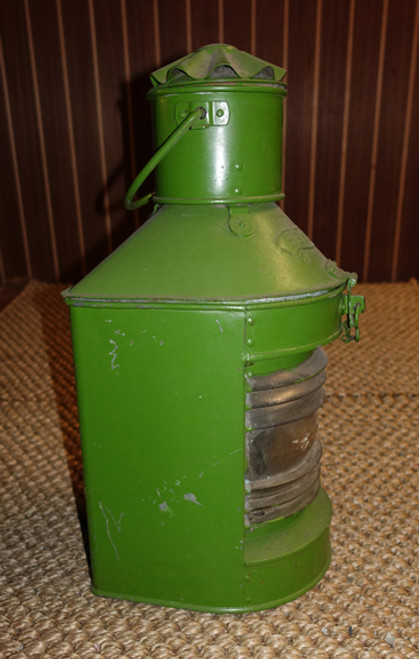 vintage green nautical light