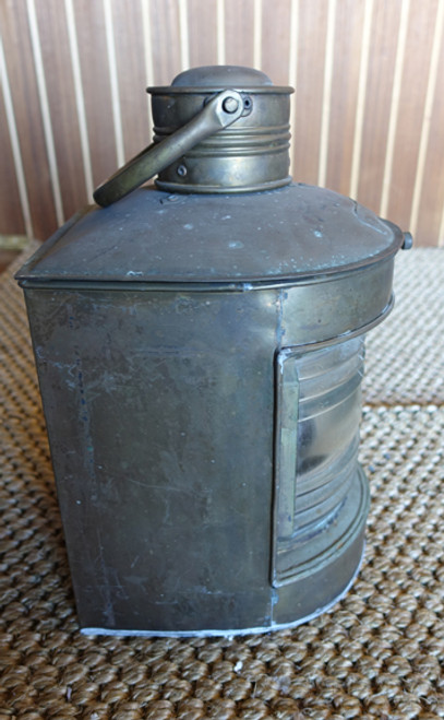 Side view of nautical stern ship's lantern