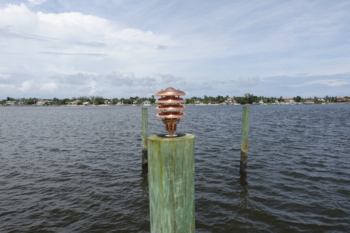 copper landscape light