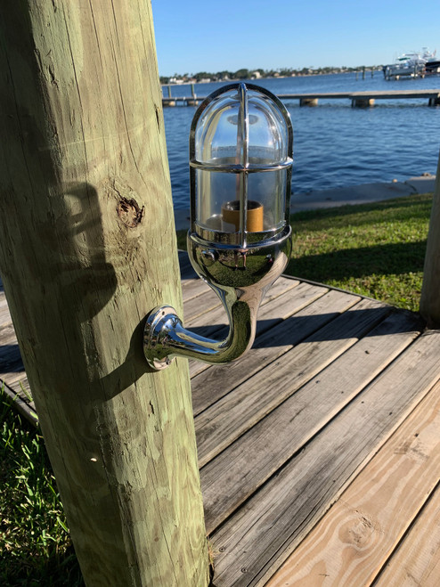 Chrome Veneto Nautical Sconce Chrome Veneto Nautical Sconce