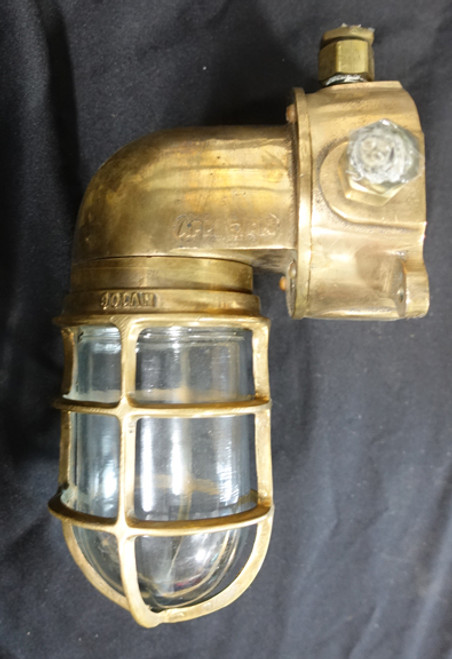 Kondu original brass ship wall mount light