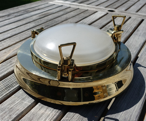 Brass and Bronze Nautical Dock Lights in stock at Dock Lights