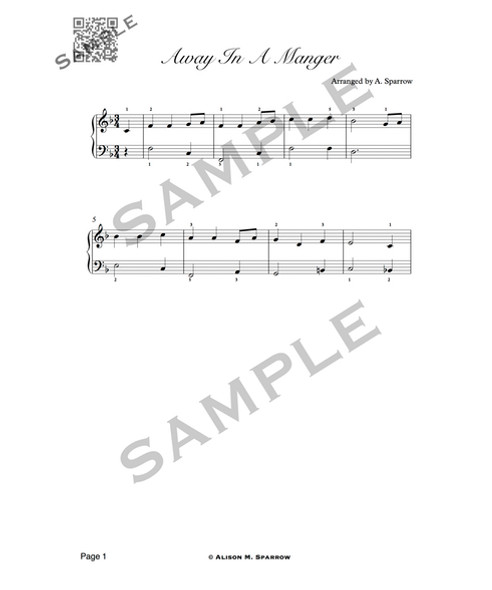 A Traditional Christmas & Holiday PIANO Book 1 | (Download Only)