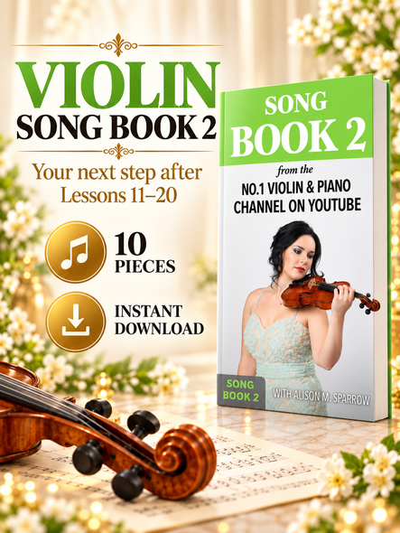Violin Song Book 2 PDF with 10 pieces following Lessons 11 to 20