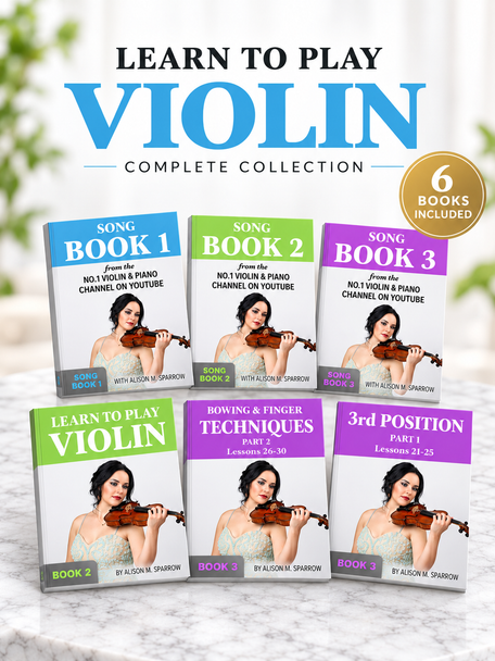 Learn To Play The Violin Books 1 - 3 | COMPLETE COLLECTION (Download Only)